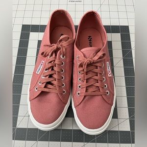 Superga Cotu Classic Canvas Sneaker Women’s Pink/Brown Size 8 1/2